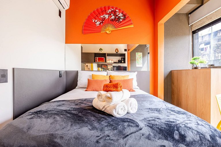Studio Oriental na Bela Vista Próx. Paulista e Sírio-Libanês